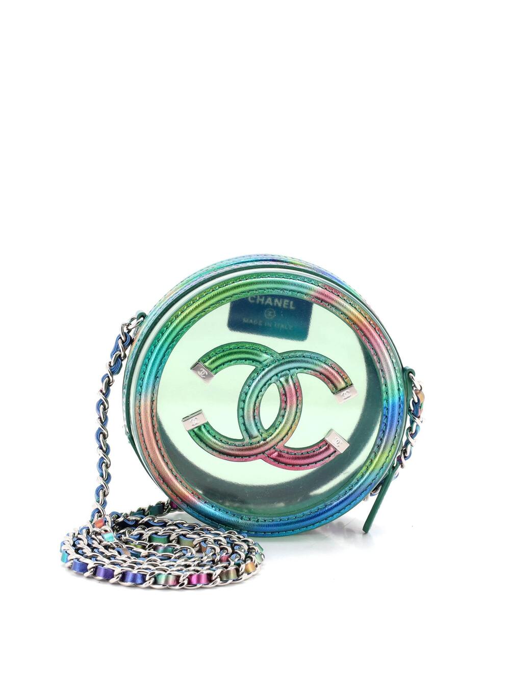 Chanel Filigree Round Clutch With Chain #334651C24B